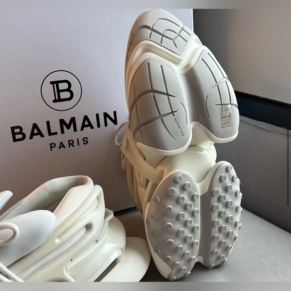 Balmain Unicorn Sneaker Blanc Women's Shoes - Picture 3 of 5